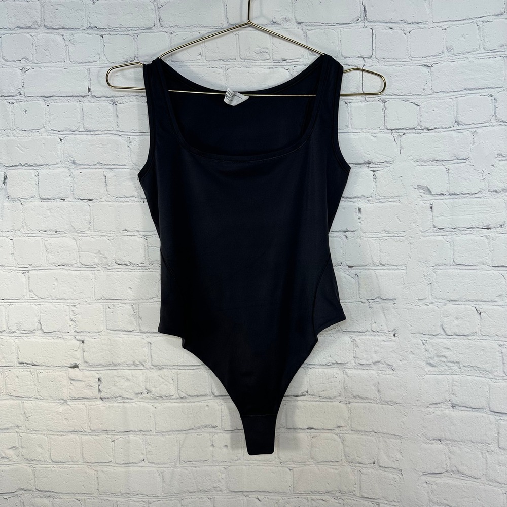 Lululemon Wundermost Bodysuit Black Sleeveless Nulu LW1ES1S Size S/P